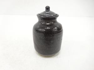 作家物　黒　茶入